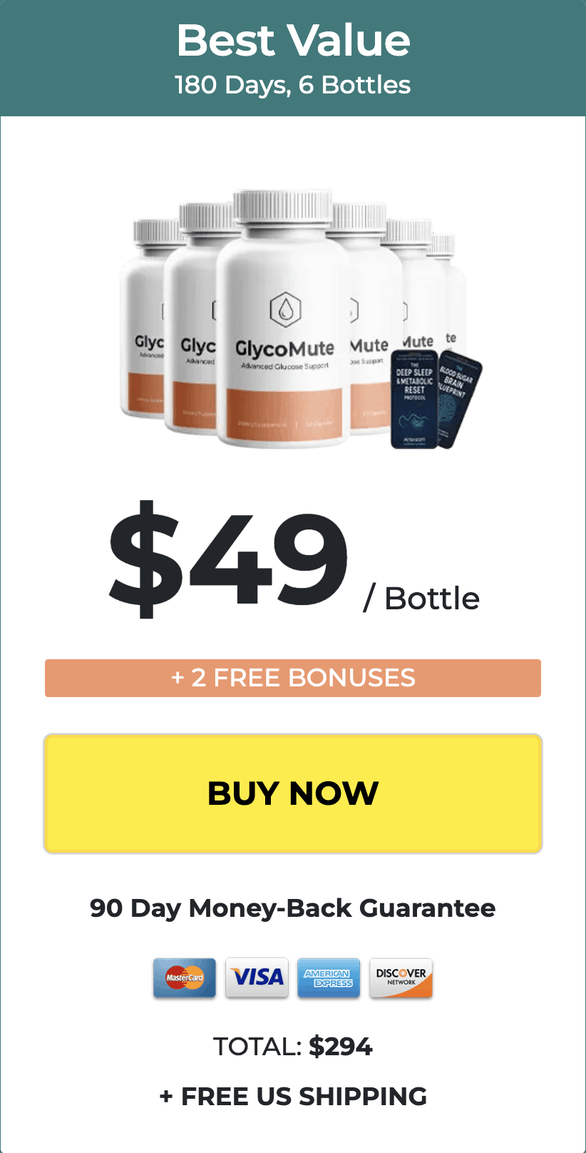 GlycoMute -price-of-6-bottles